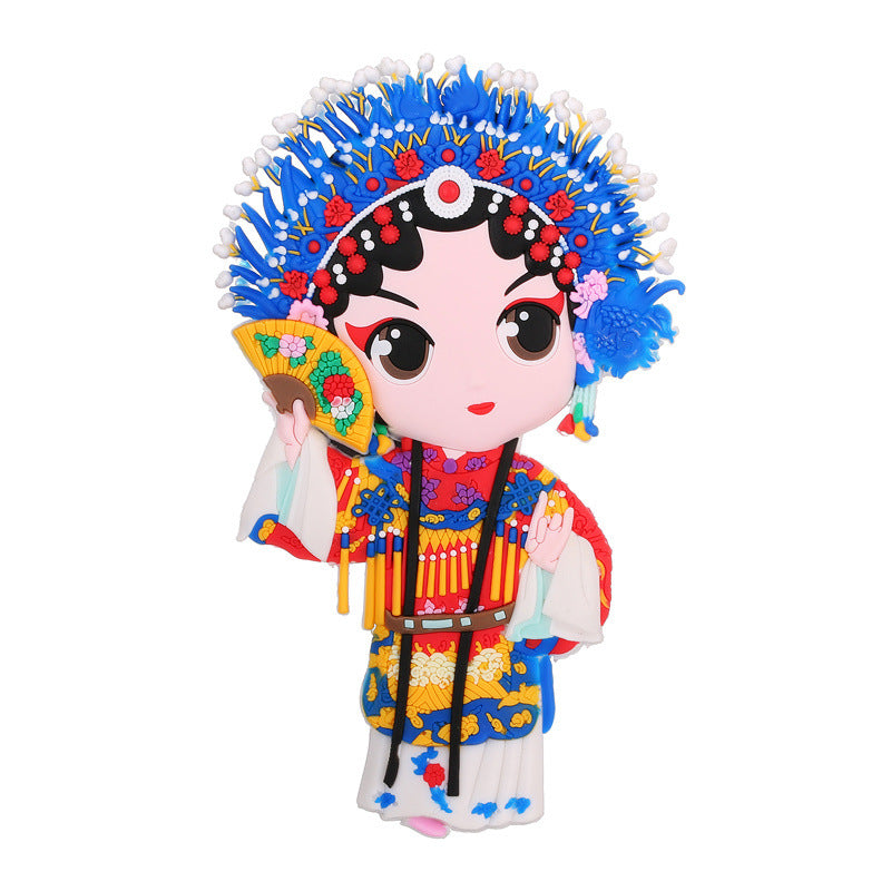 Peking Opera Characters Refrigerator Magnetic