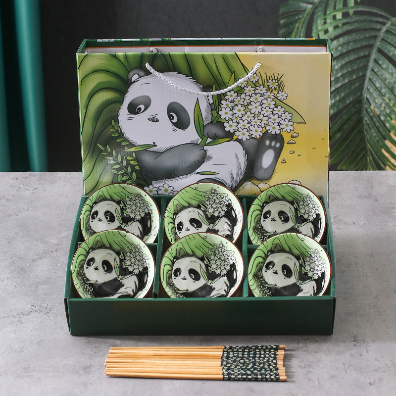 BEMY Creative Panda Porcelain Bowl Set