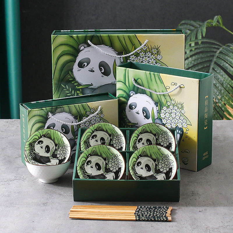 BEMY Creative Panda Porcelain Bowl Set