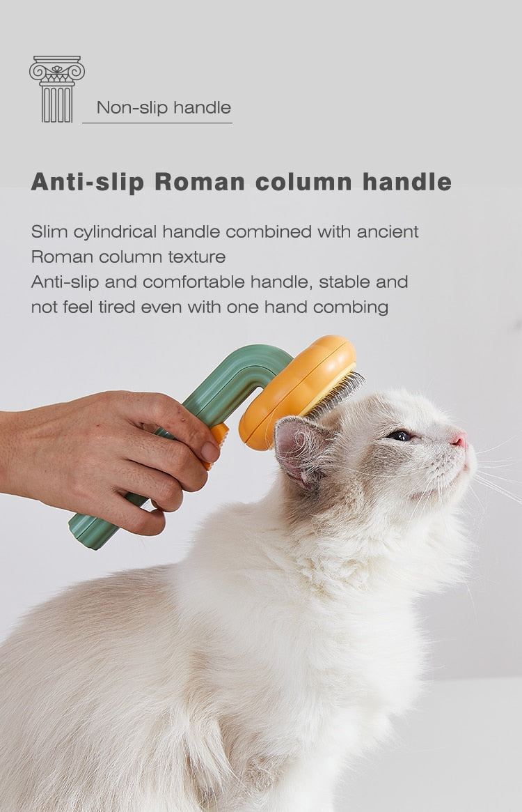 Pumpkin Pet Self Cleaning Slicker Brush