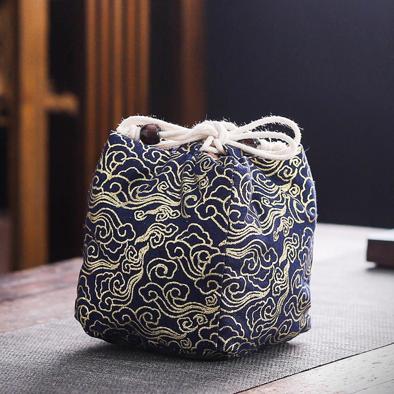 Cotton travel storage Teacup bag