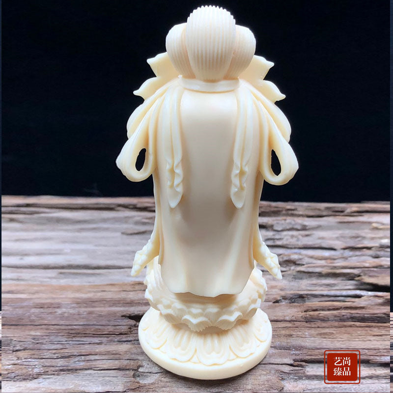 Ivory Fruit Guanyin Bodhisattva Ornament