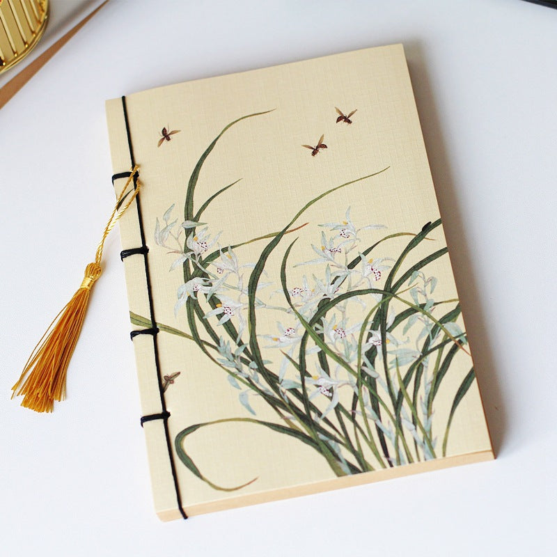 Ancient style thread tassel notebook