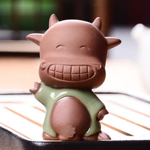 Load image into Gallery viewer, Peeing ox purple clay tea pet
