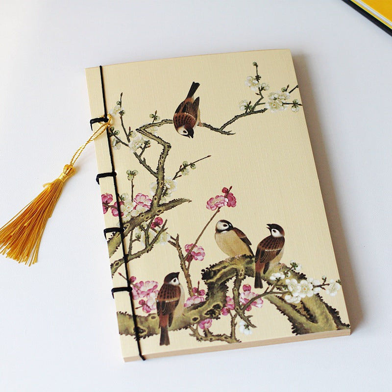 Ancient style thread tassel notebook