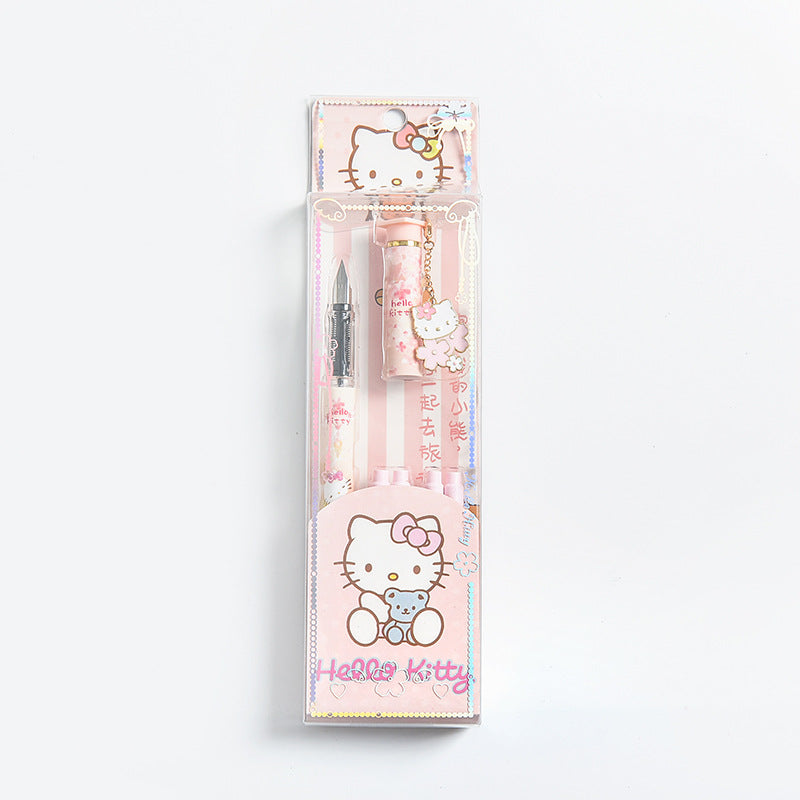 Kitty Replaceable ink Sac Fountain Pen Set