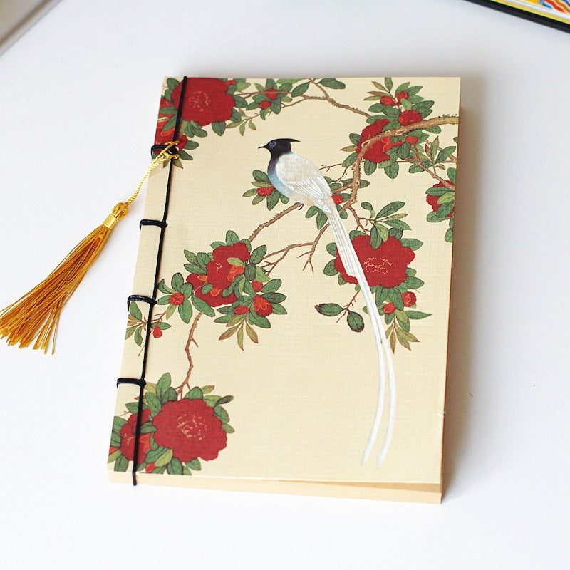 Ancient style thread tassel notebook