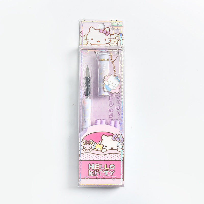 Kitty Replaceable ink Sac Fountain Pen Set