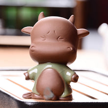 Load image into Gallery viewer, Peeing ox purple clay tea pet
