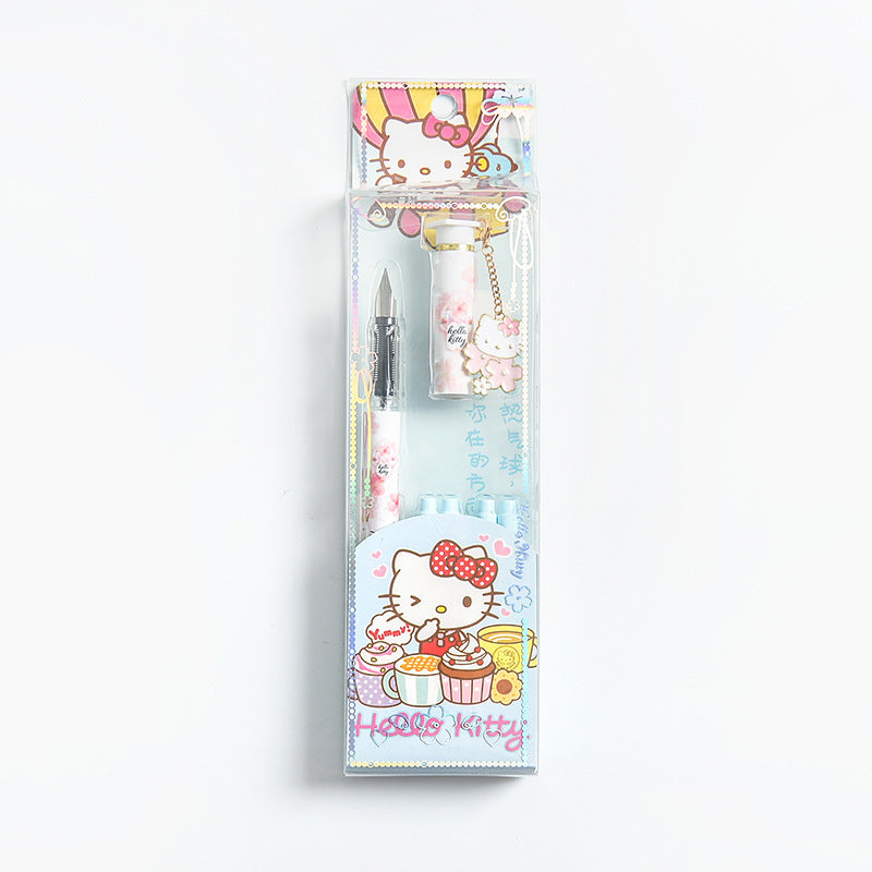 Kitty Replaceable ink Sac Fountain Pen Set