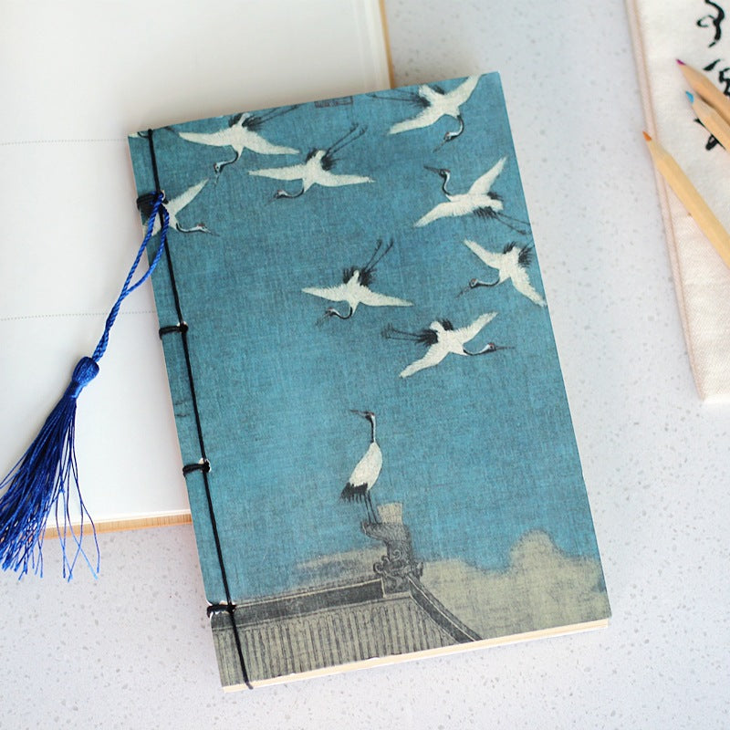 Ancient style thread tassel notebook