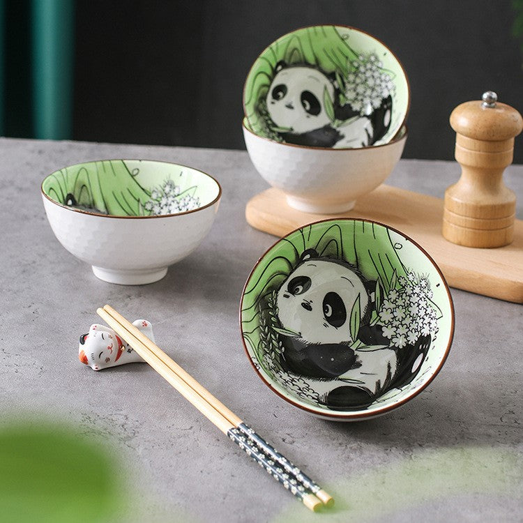 BEMY Creative Panda Porcelain Bowl Set