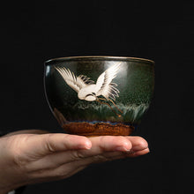 Load image into Gallery viewer, Crane Perfection Teacup Premium Set
